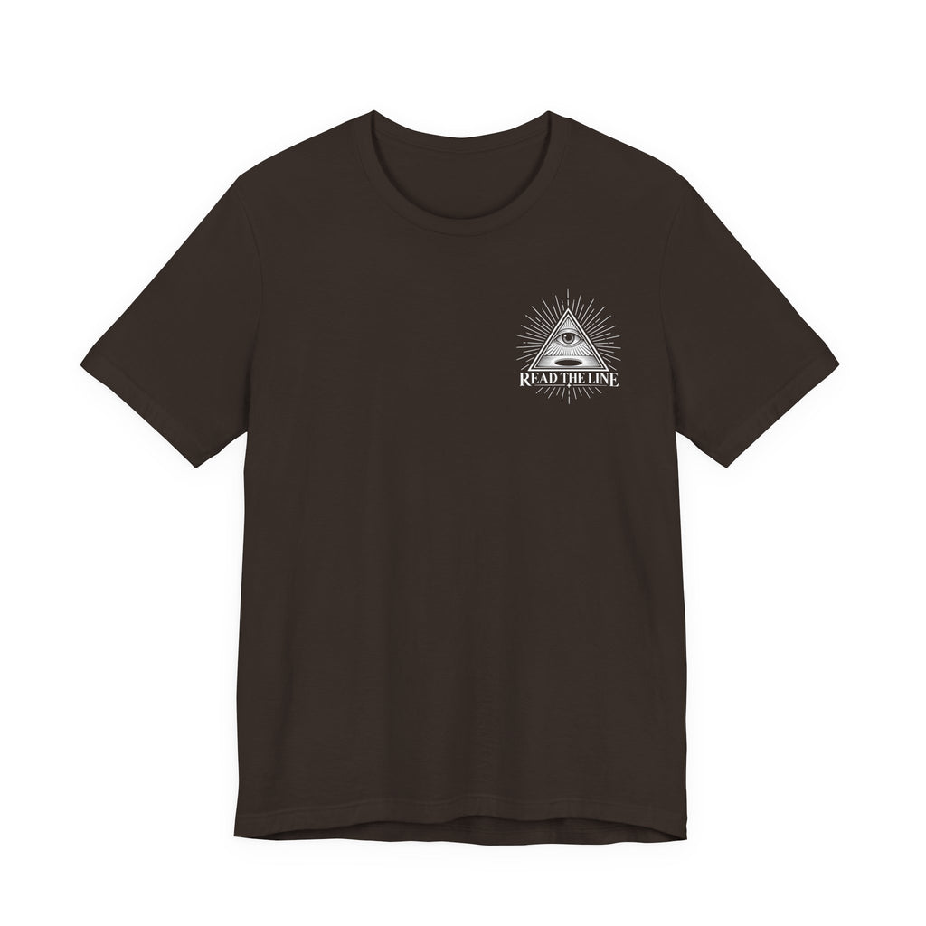 "Read The Line" Chest Tee