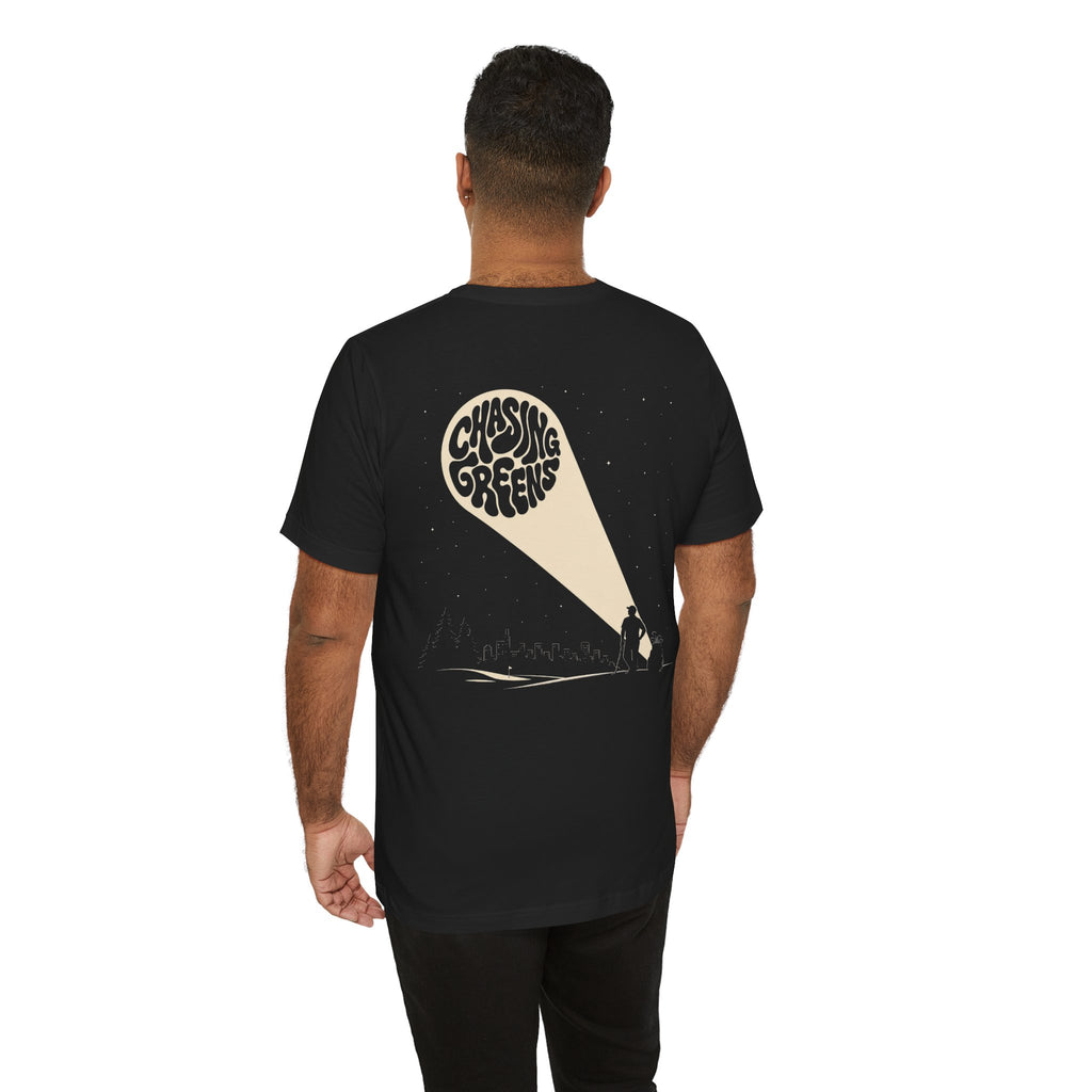 "Chasing Greens" Golf Tee