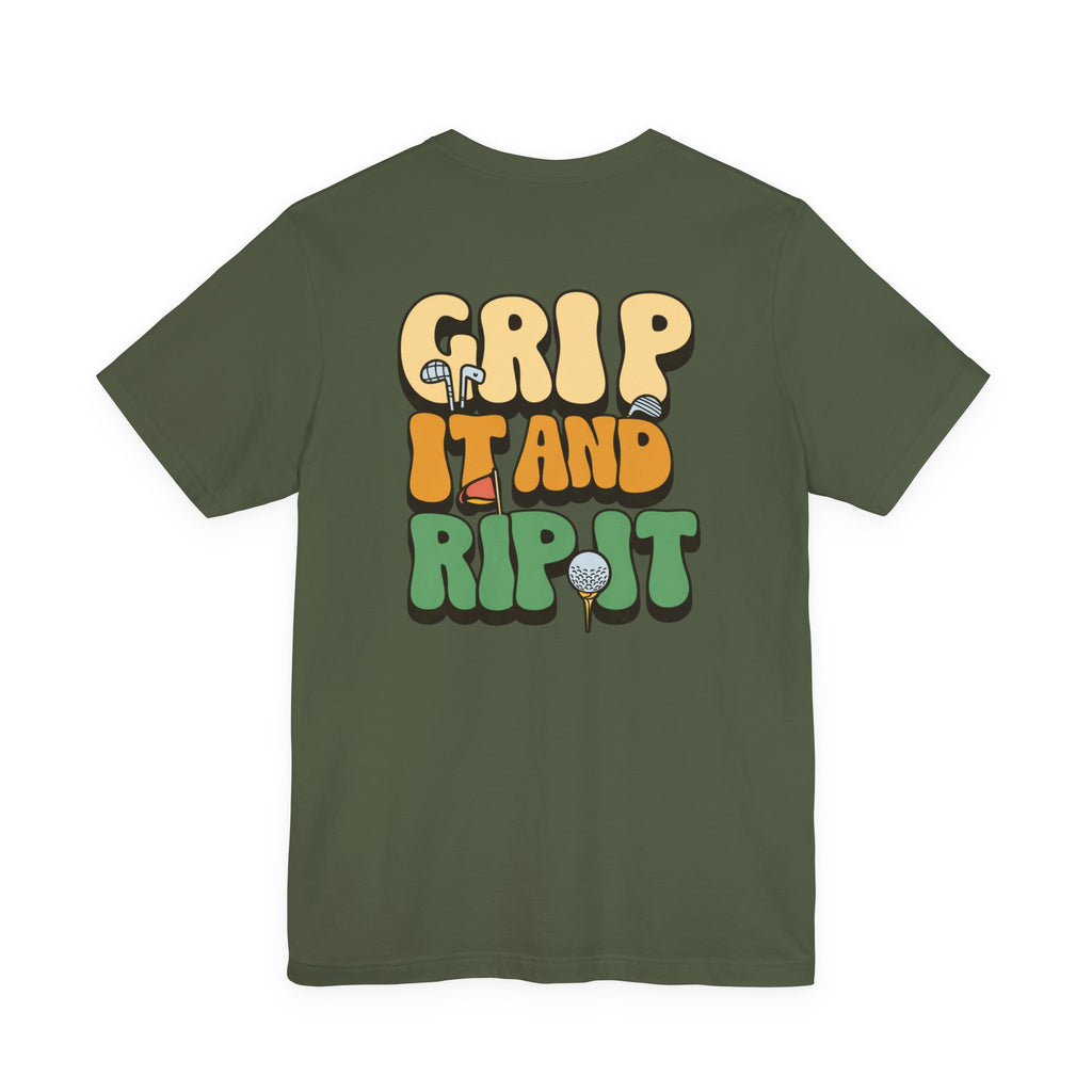 The "Grip and Rip It Golfer" Tee