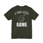 "Four Letter Game" Golf Tee