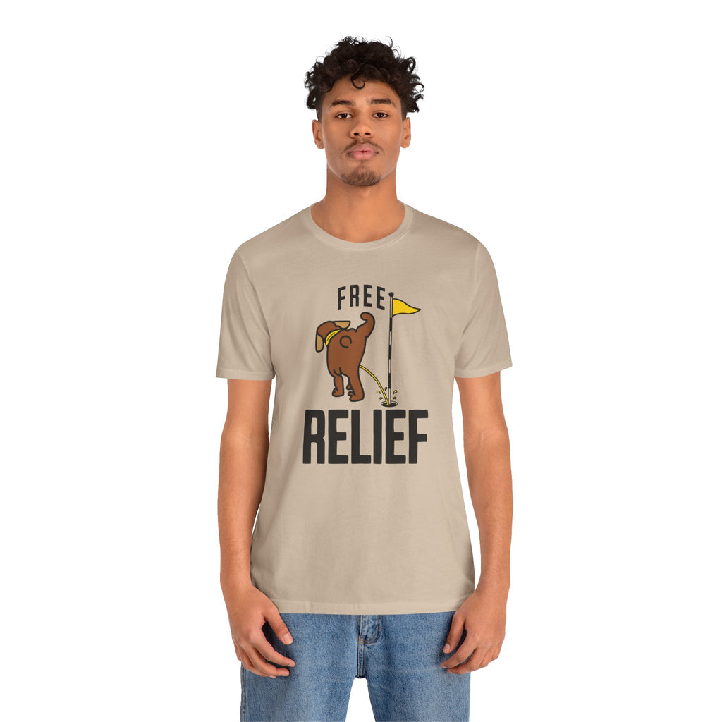 "Free Relief" Golf Tee