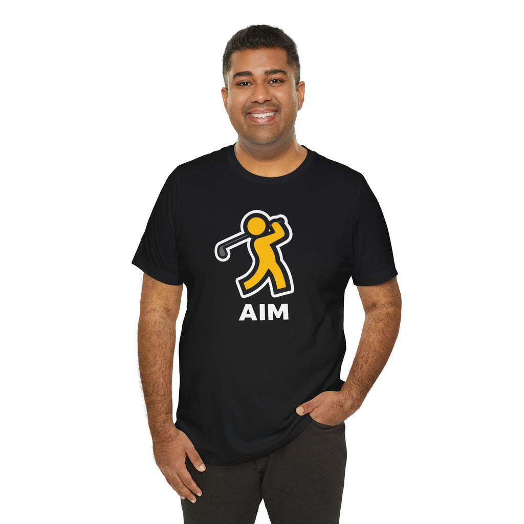 "AIM For The Green" Golf Tee