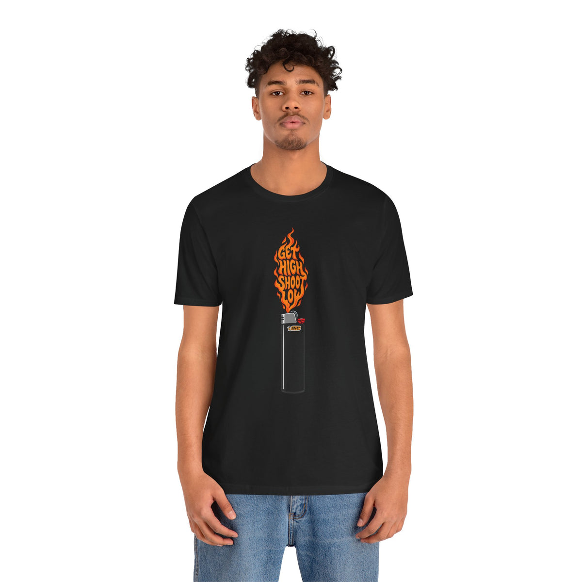 "Get High Shoot Low" Golf Tee