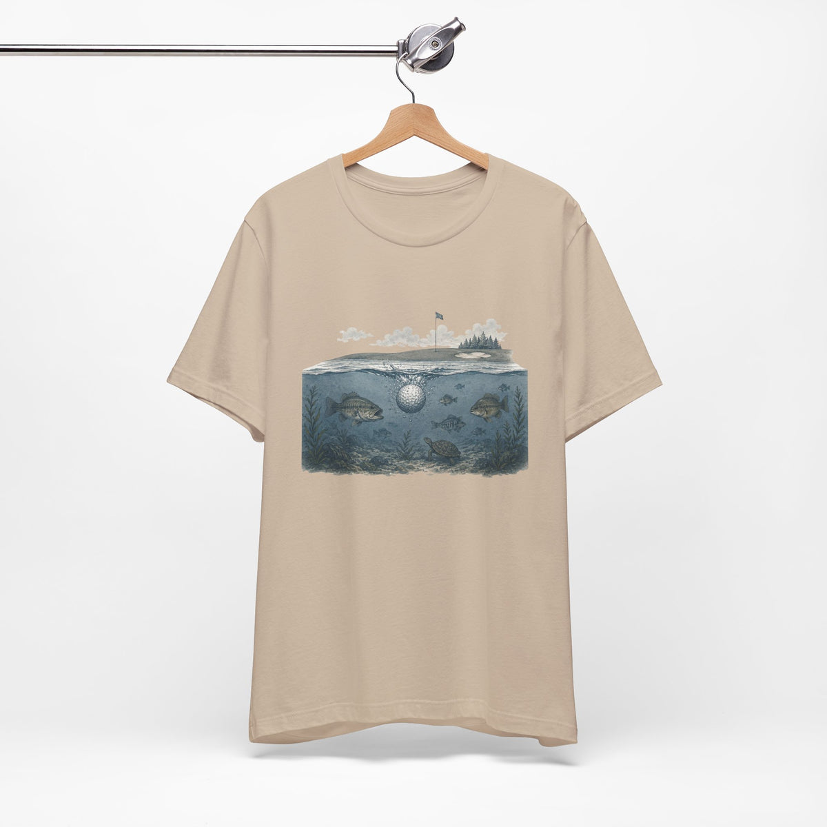 "Water Hazard Life" Golf Tee