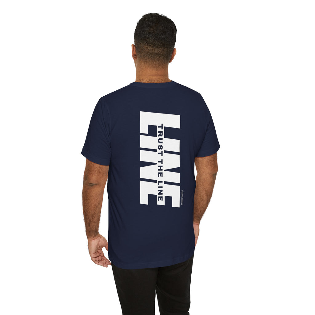 "Trust The Line" Golf Tee
