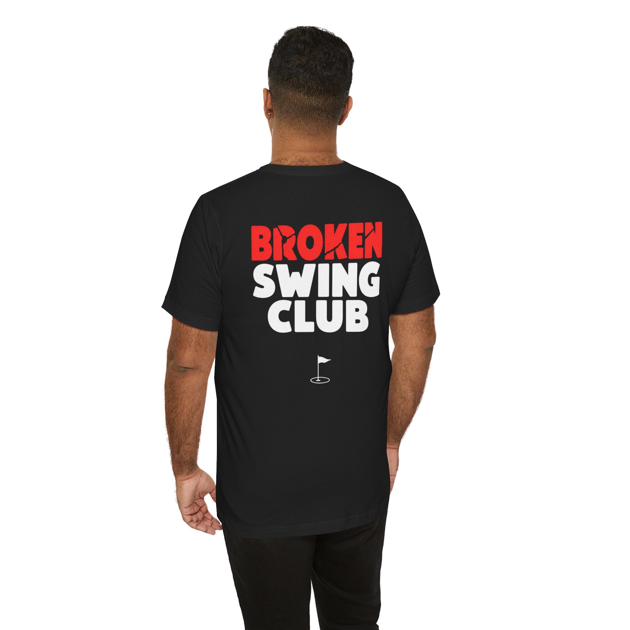 "Broken Swing Club" Golf Tee