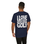 "I Love Golf" Golf Tee