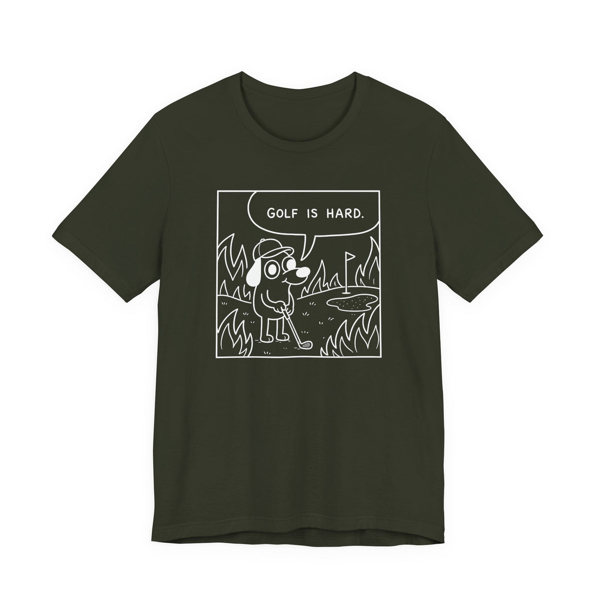 "Golf Is Hard" Tee