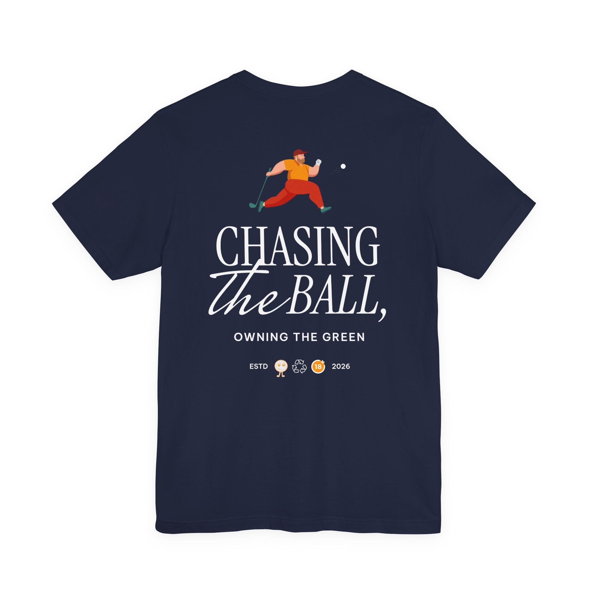 The "Ball Chasing Golfer" Tee