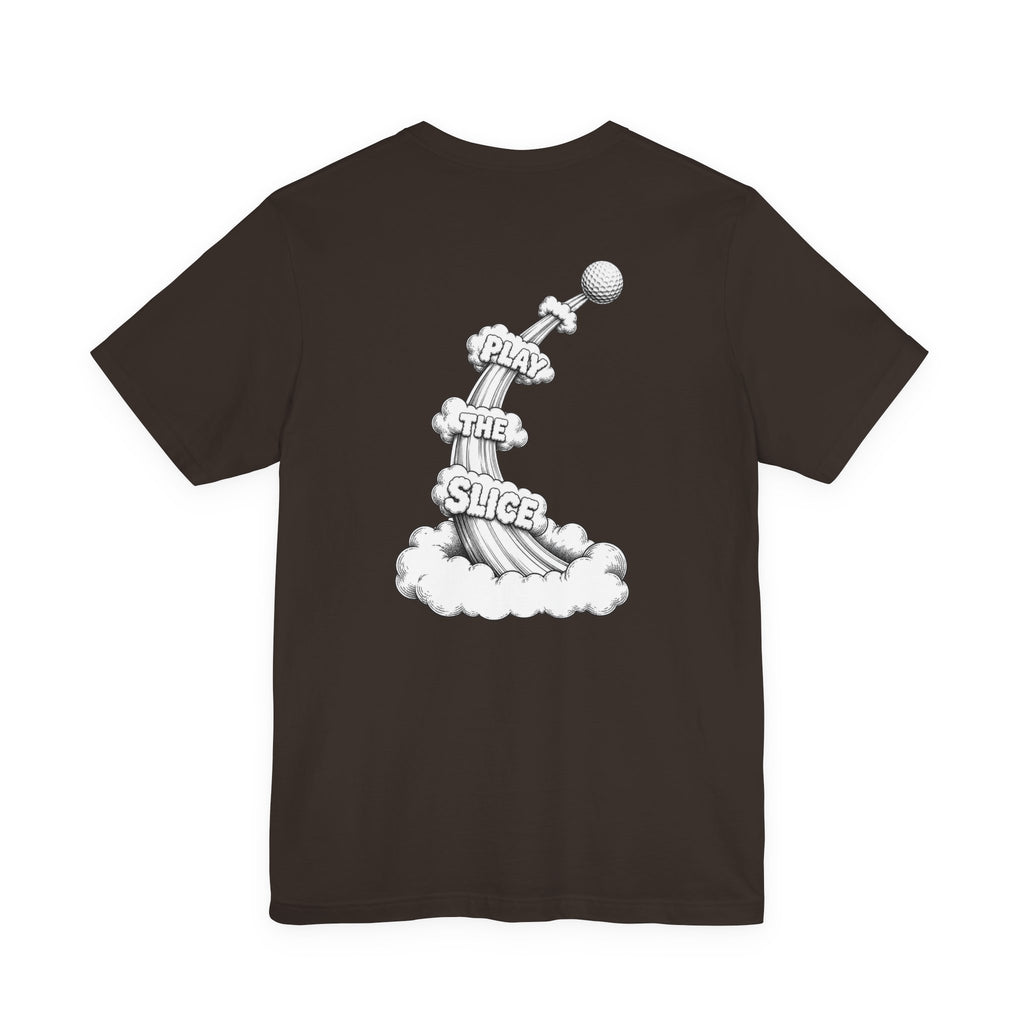 "Play The Slice" Golf Tee