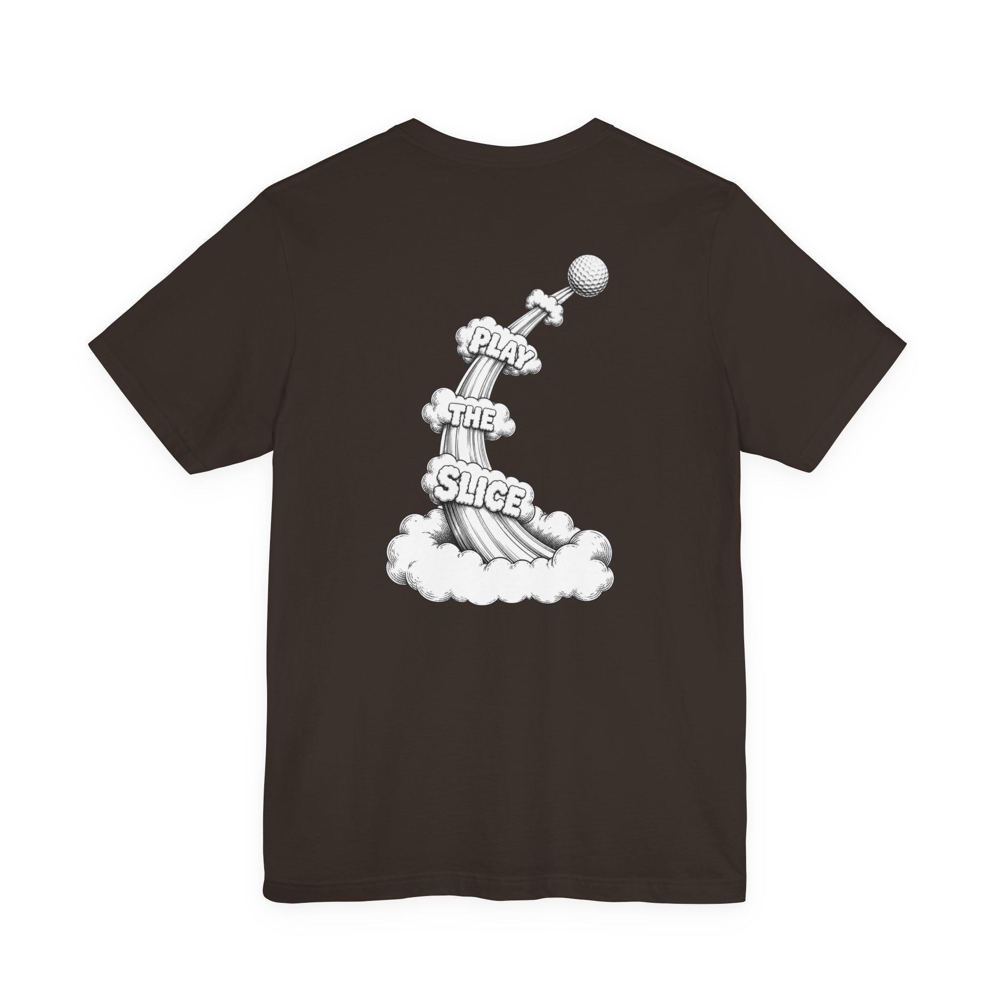 "Play The Slice" Golf Tee