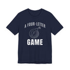 "Four Letter Game" Golf Tee