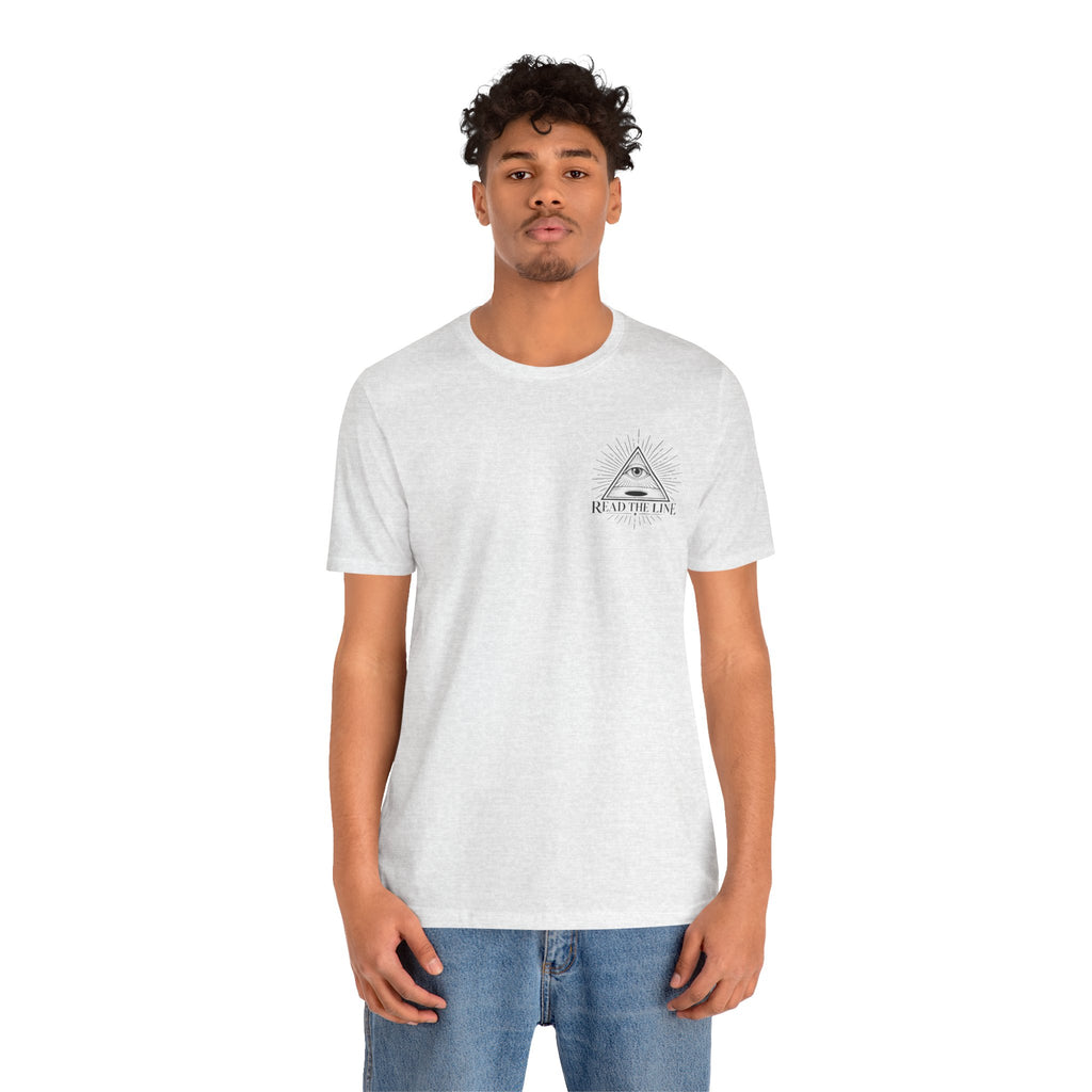 "Read The Line" Chest Tee