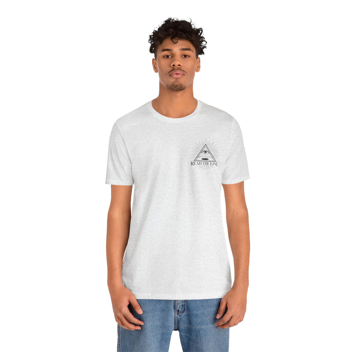 "Read The Line" Chest Tee