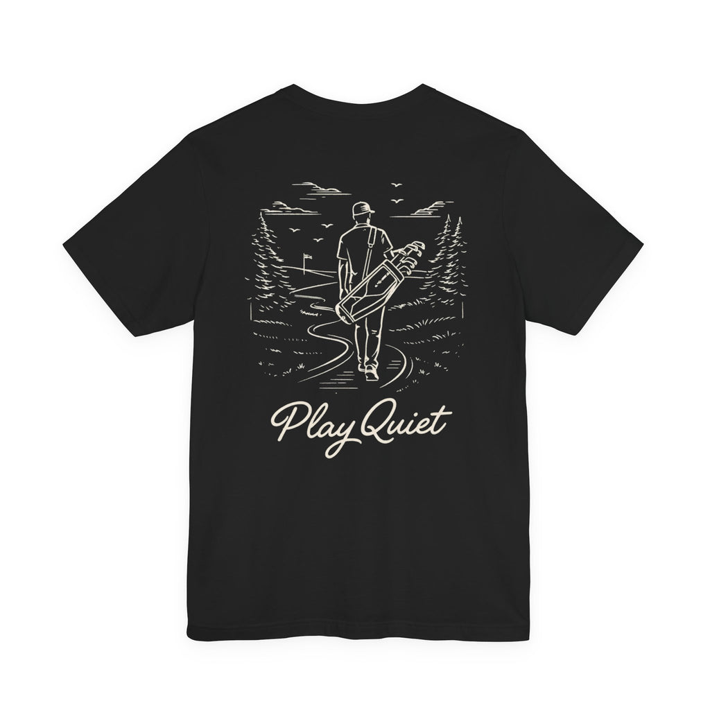 The "Quiet Golfer" Tee