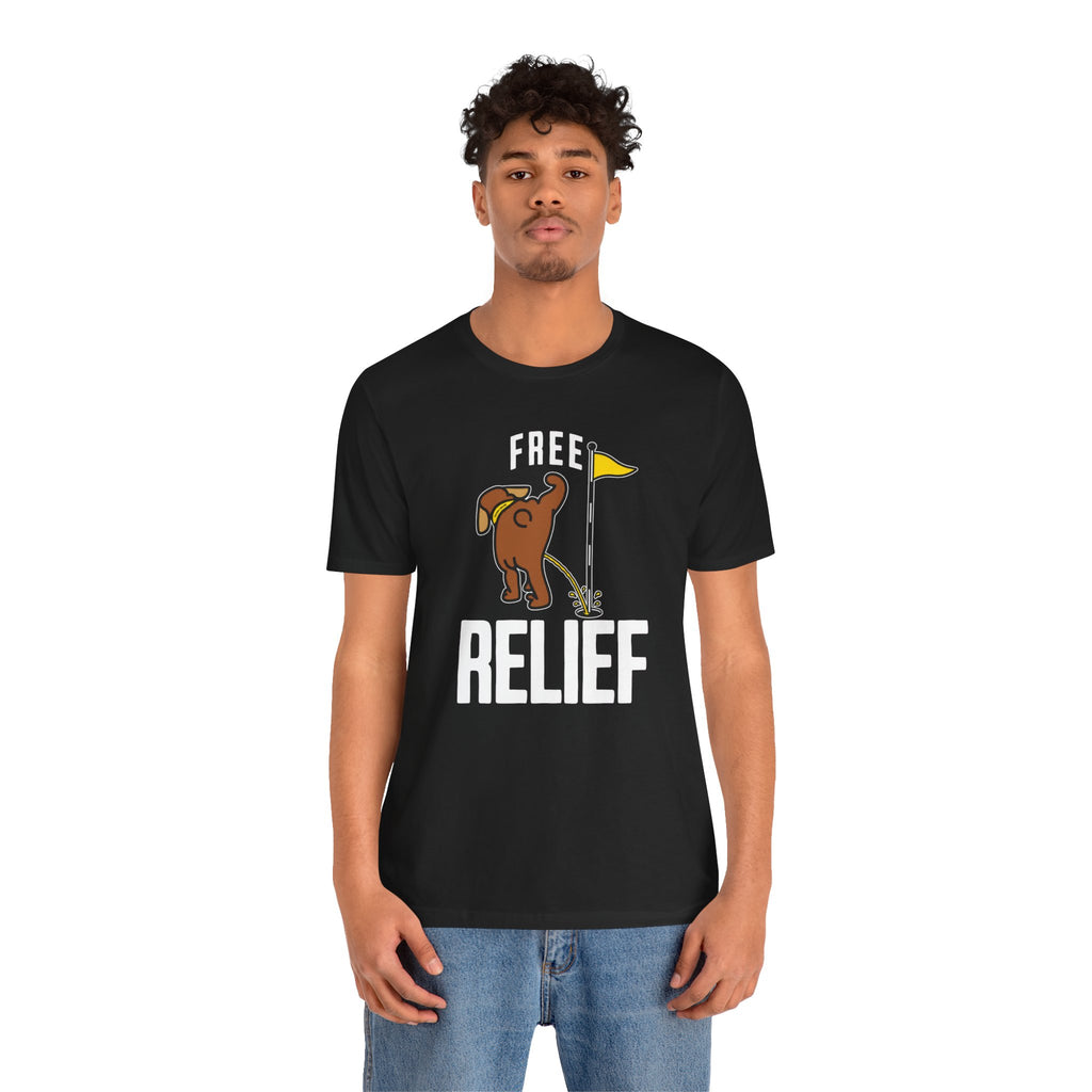 "Free Relief" Golf Tee