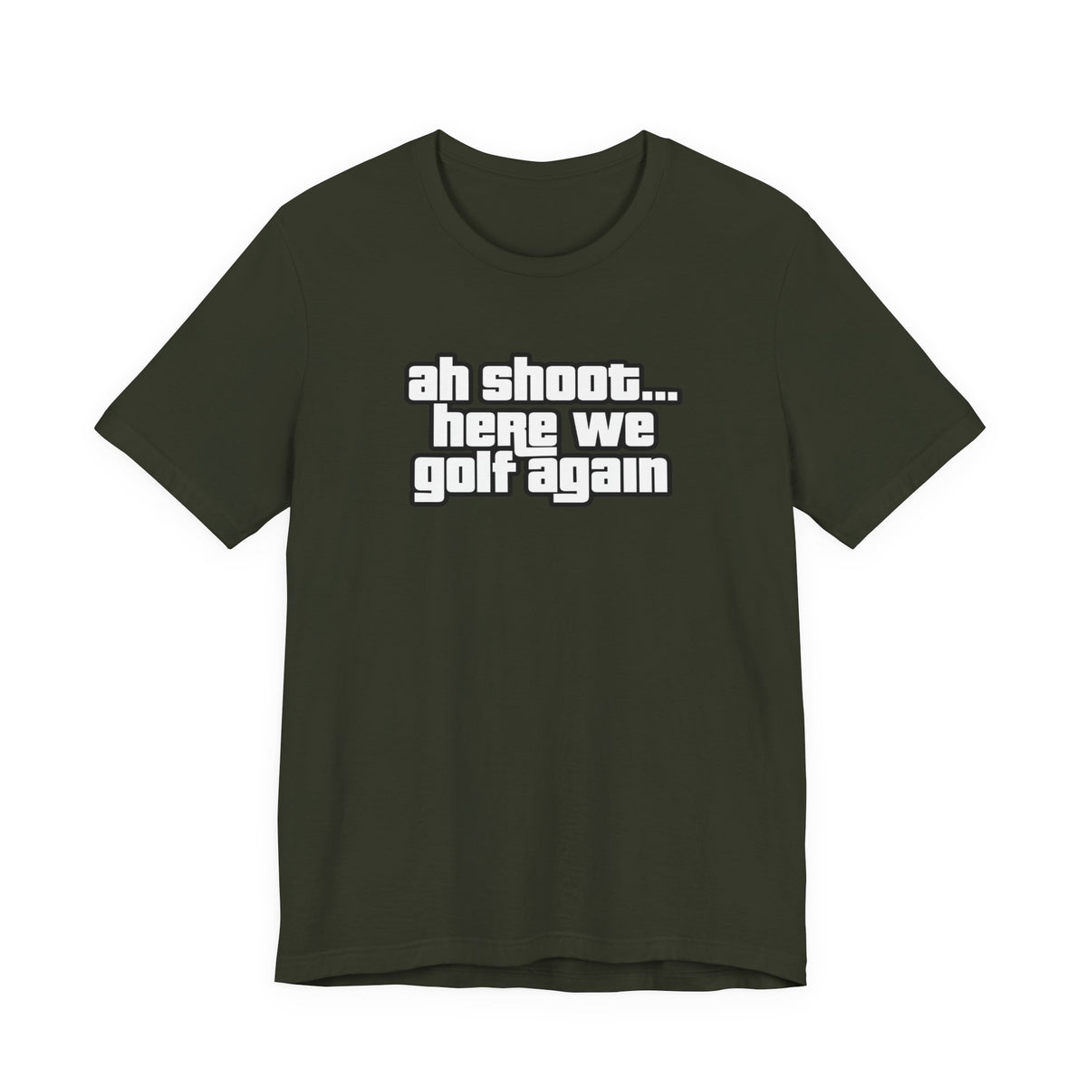 "Back At It" Golf Tee
