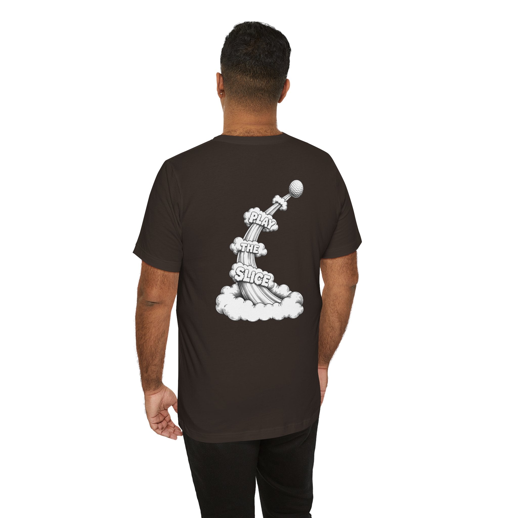 "Play The Slice" Golf Tee