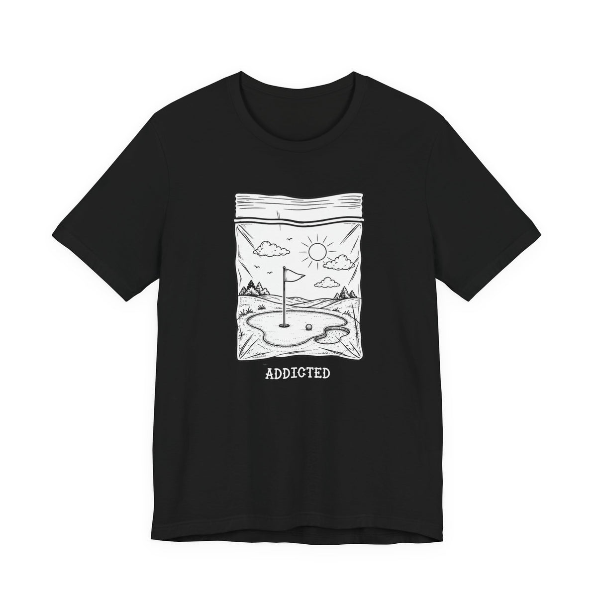 "Golf Addict" Club Tee
