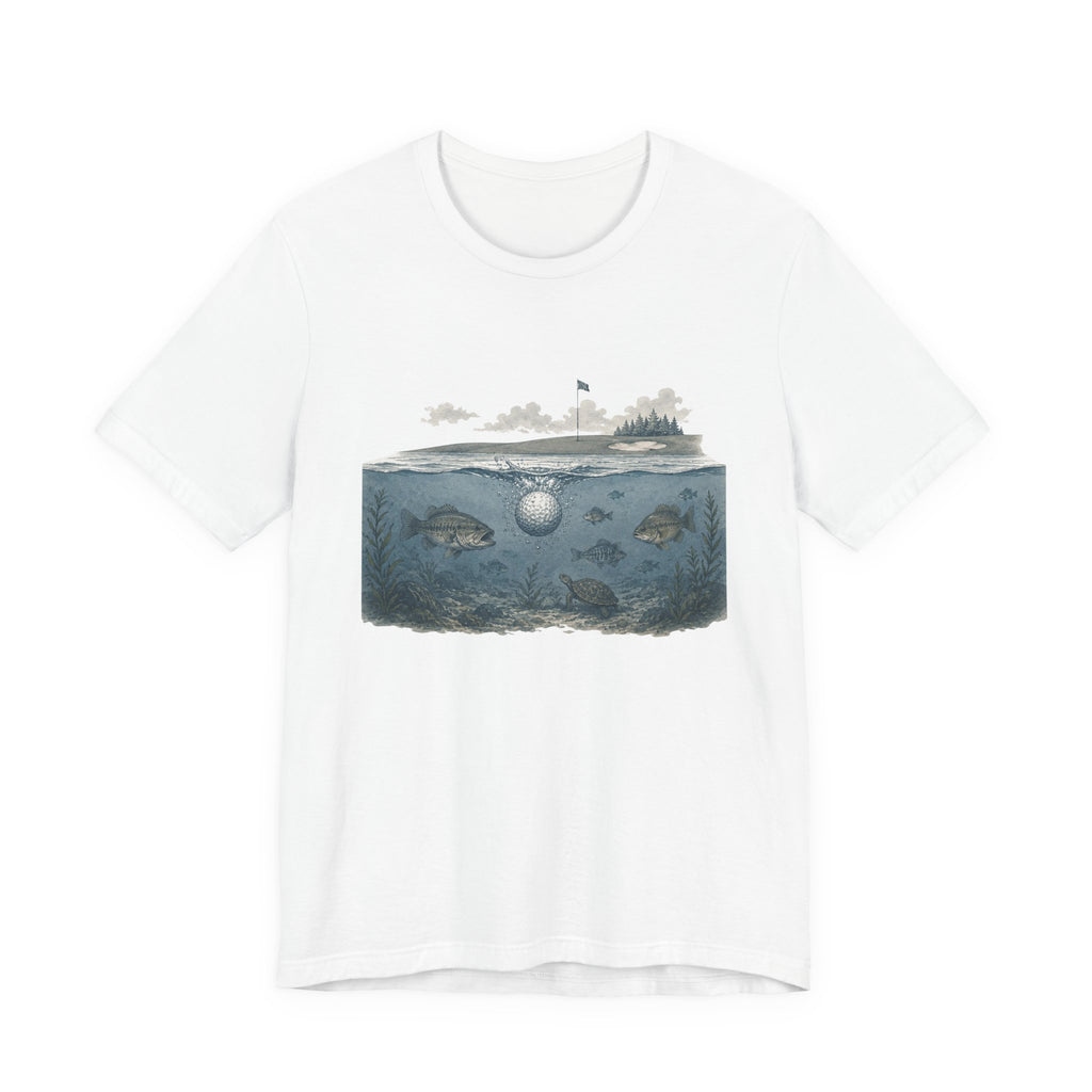 "Water Hazard Life" Golf Tee