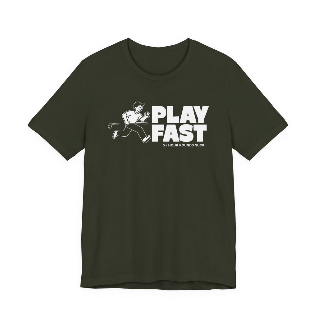 "Play Fast" Golf Tee