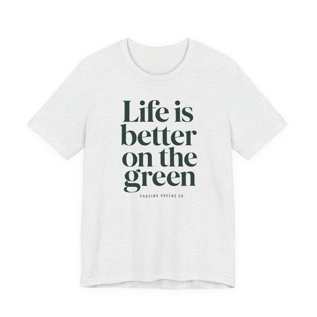"Better On Greens" Golf Tee