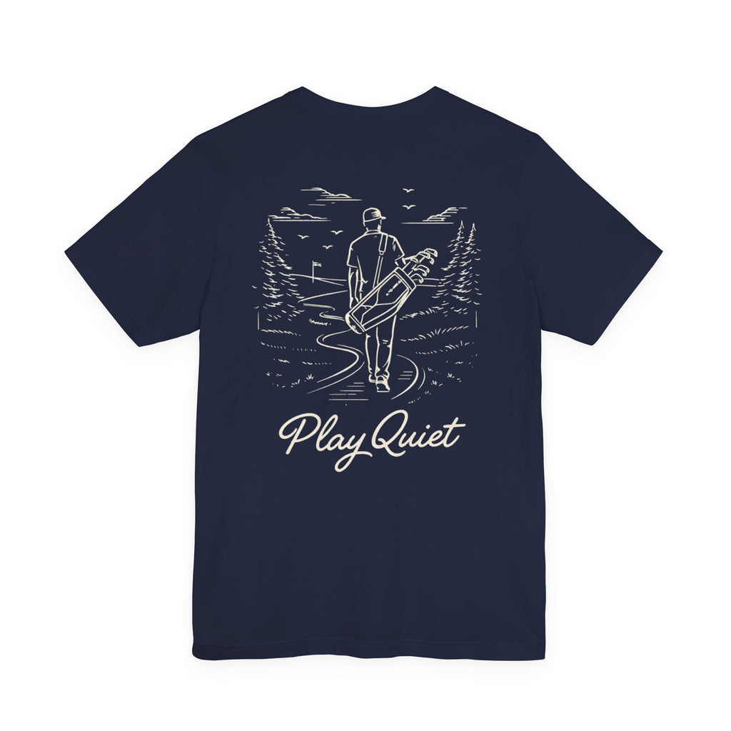 The "Quiet Golfer" Tee