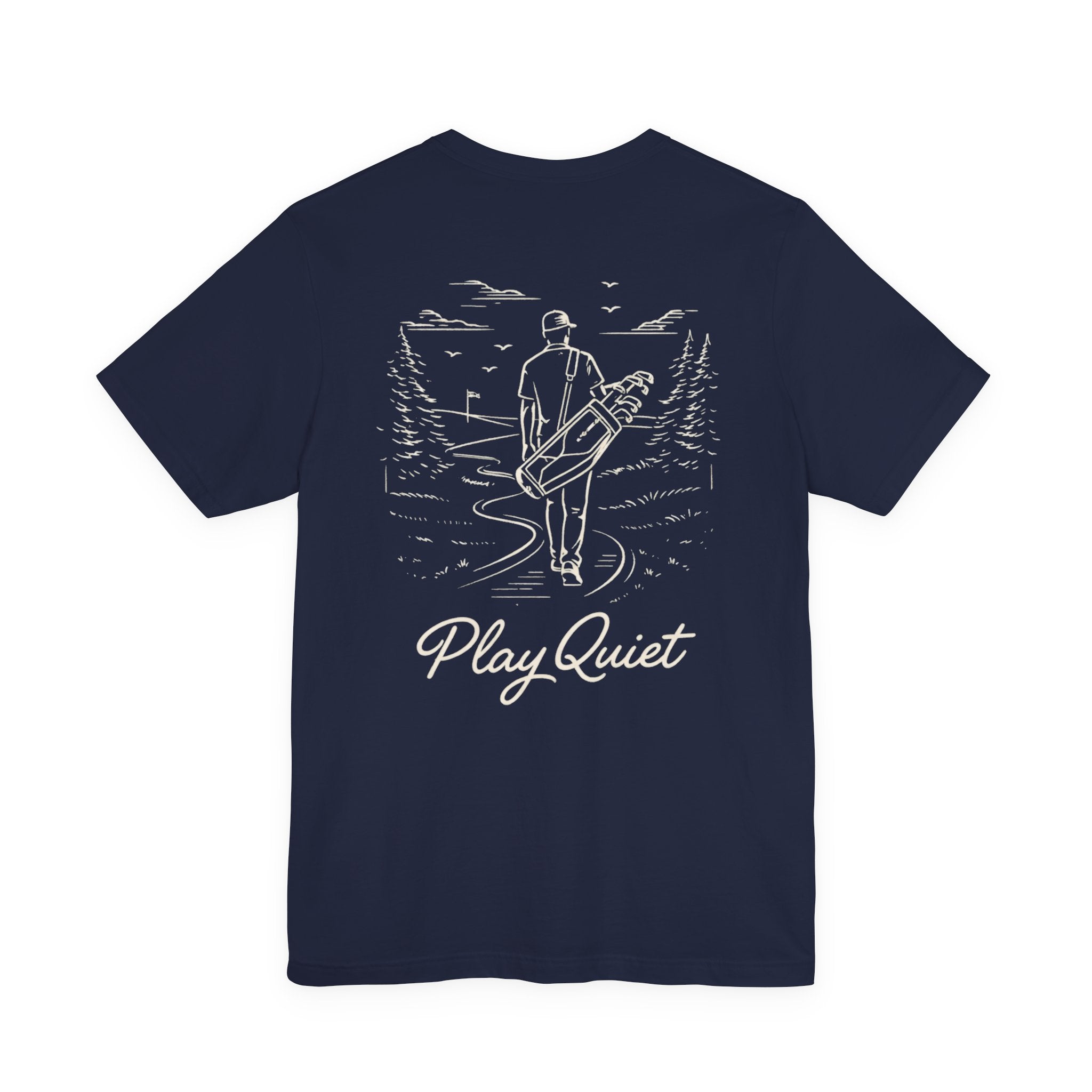 The "Quiet Golfer" Tee