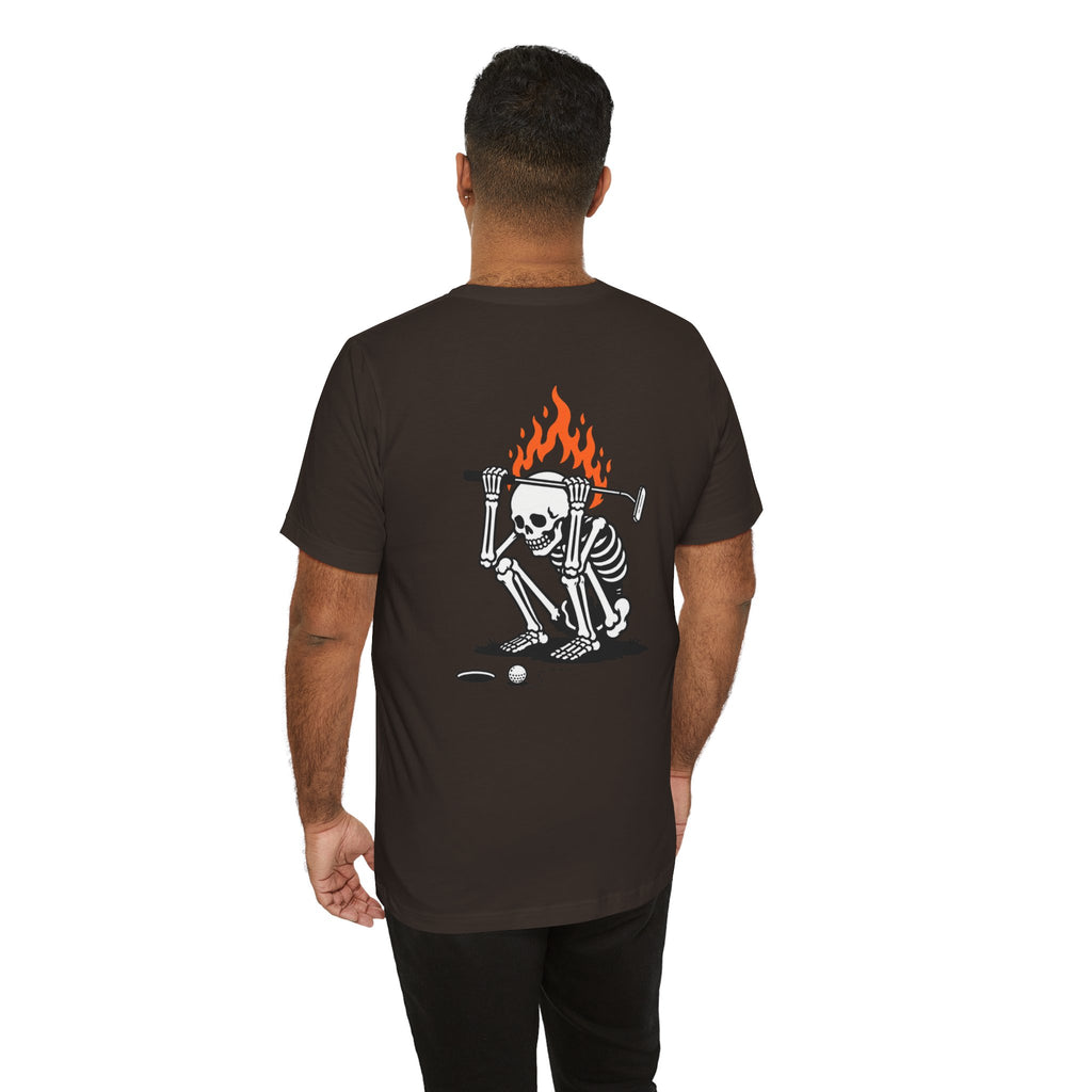 "Death by Three Putt" Golf Tee