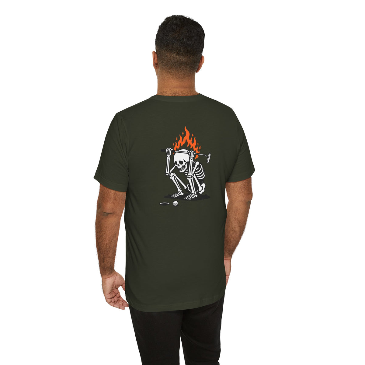"Death by Three Putt" Golf Tee