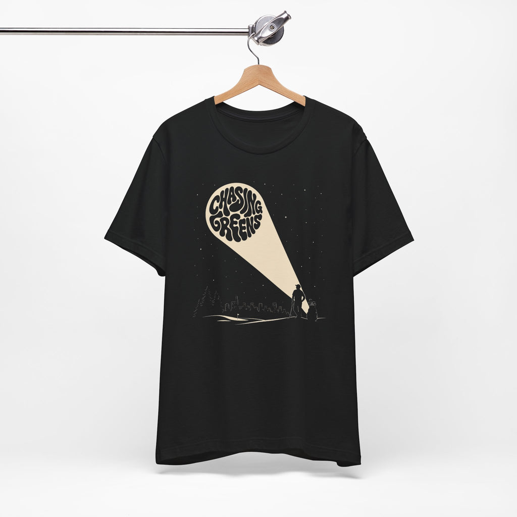 "Chasing Greens" Golf Tee