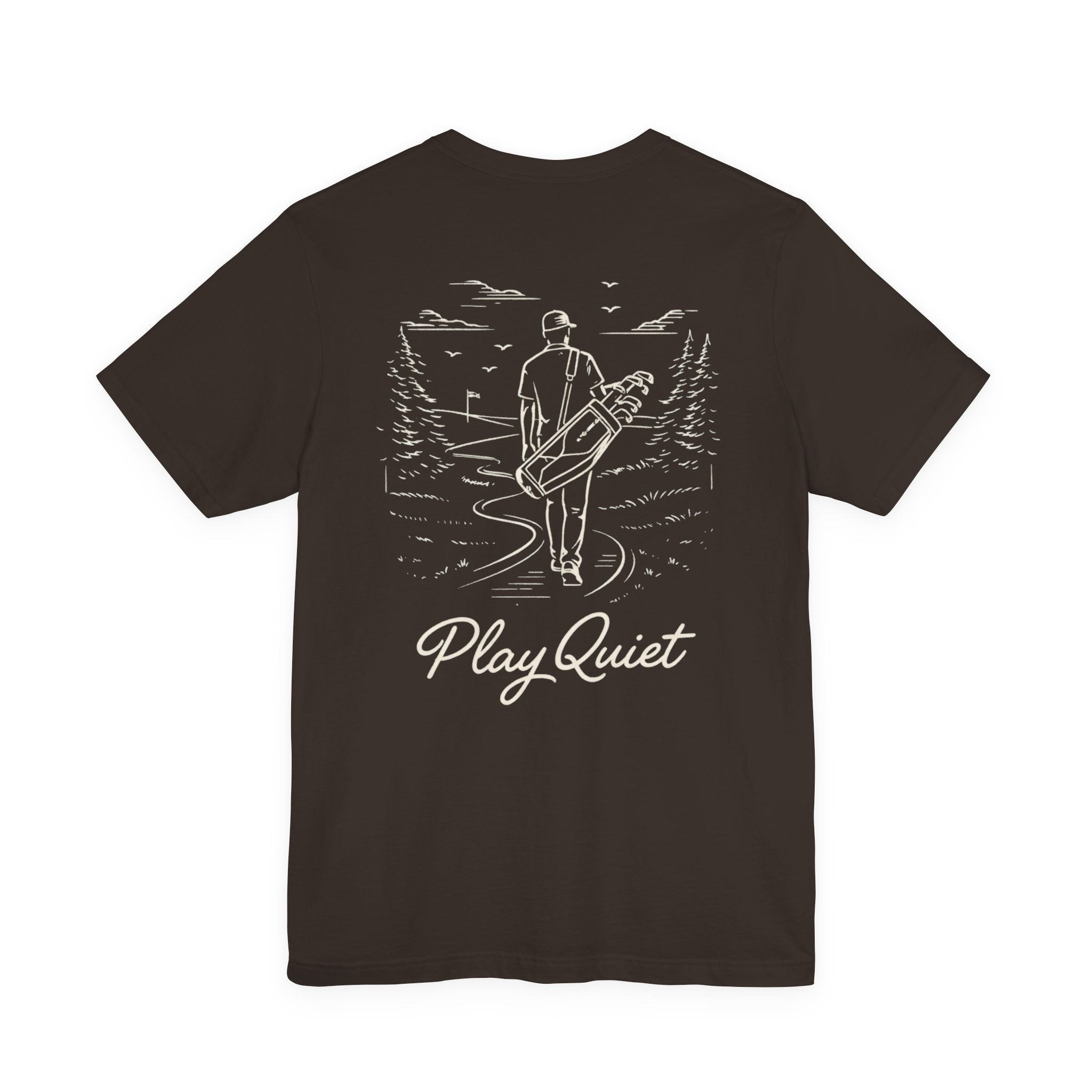The "Quiet Golfer" Tee
