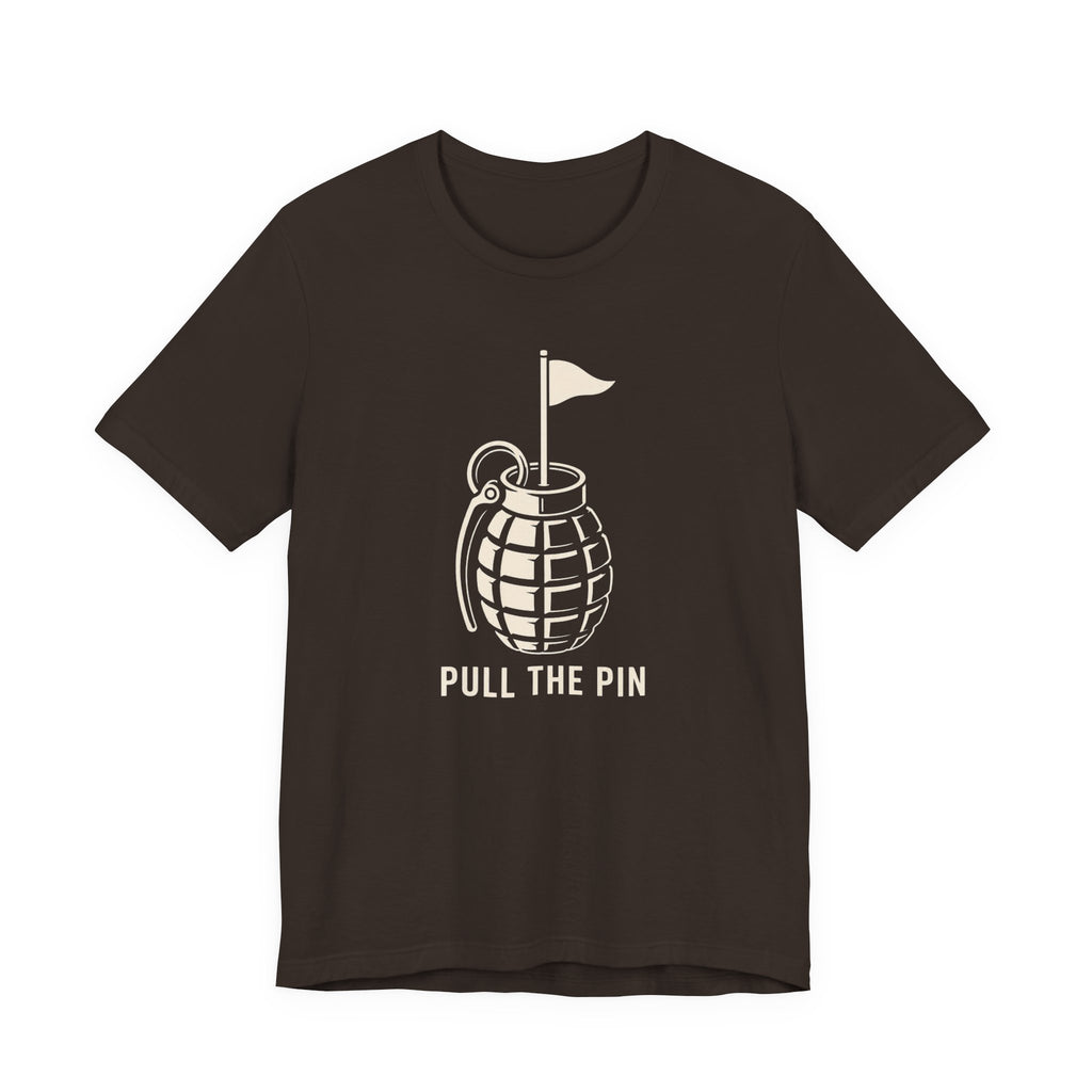 "Pull The Pin" Golf Tee