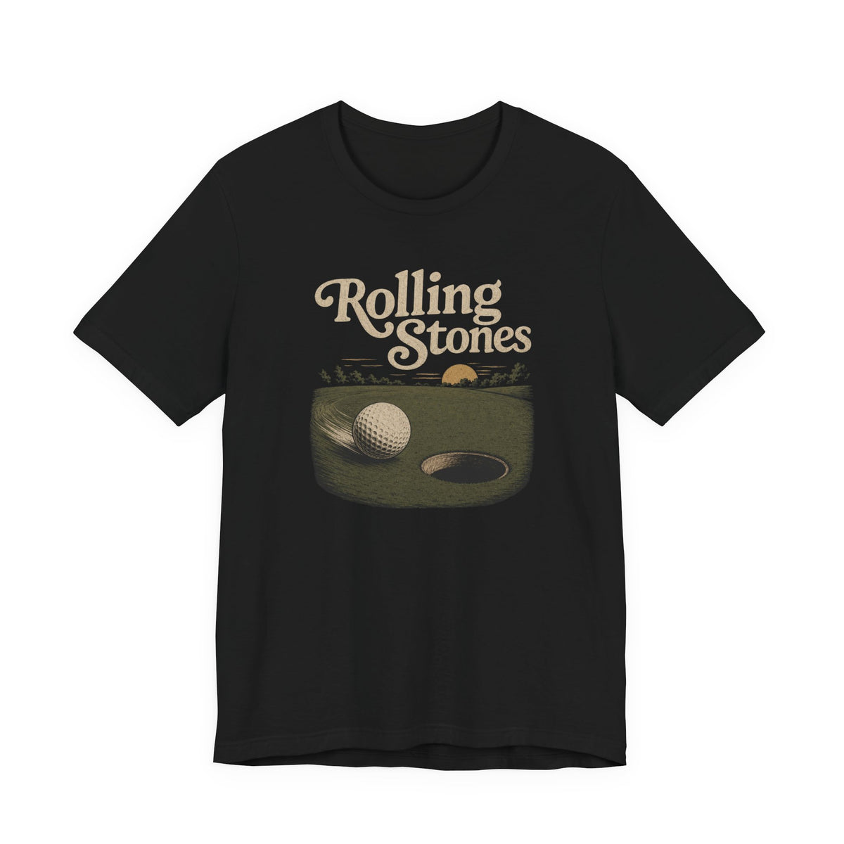 "Rolling Stones" Golf Tee