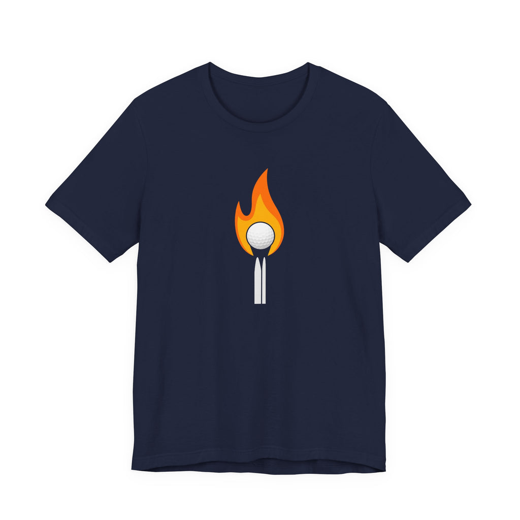 "Playing With Fire" Golf Tee