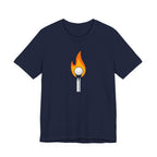 "Playing With Fire" Golf Tee