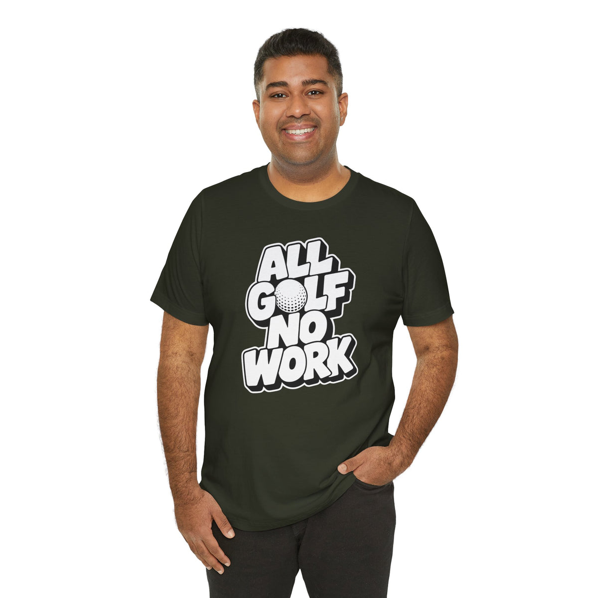 "All Golf No Work" Club Tee