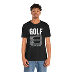 "Golf Recipe" Tee