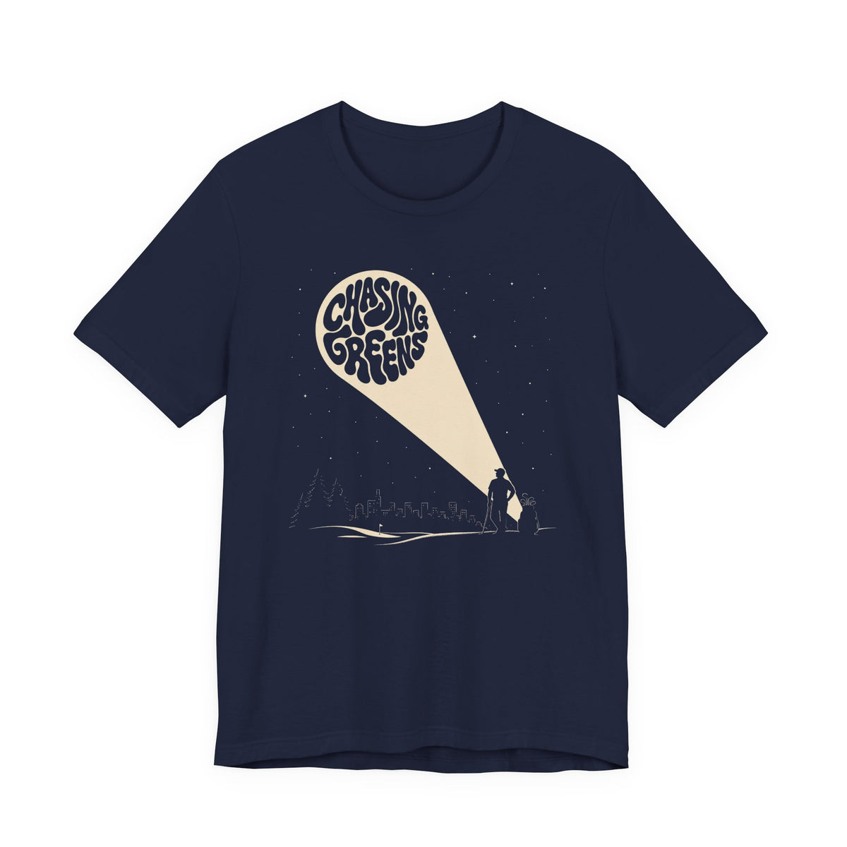 "Chasing Greens" Golf Tee