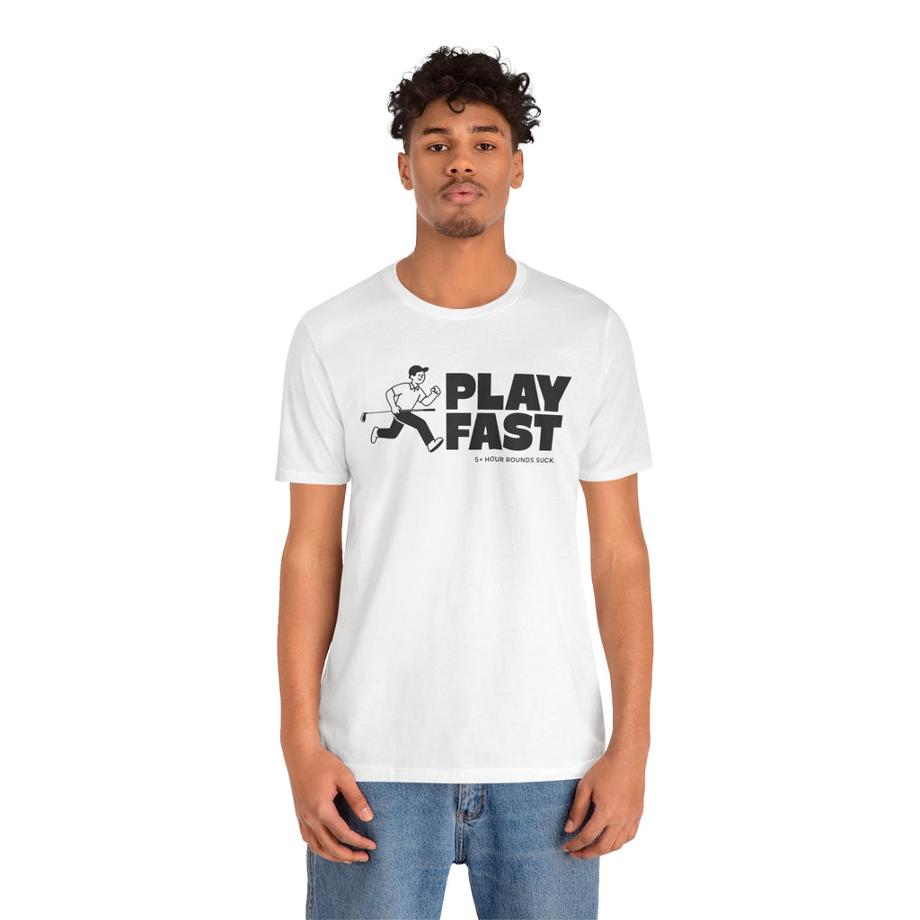 "Play Fast" Golf Tee