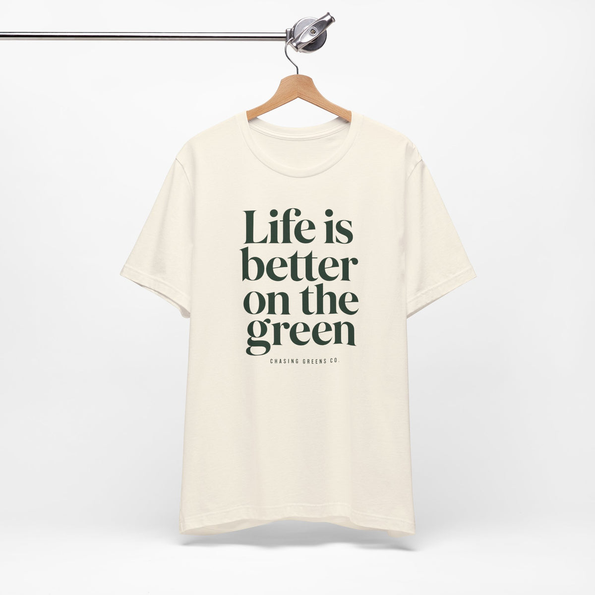"Better On Greens" Golf Tee