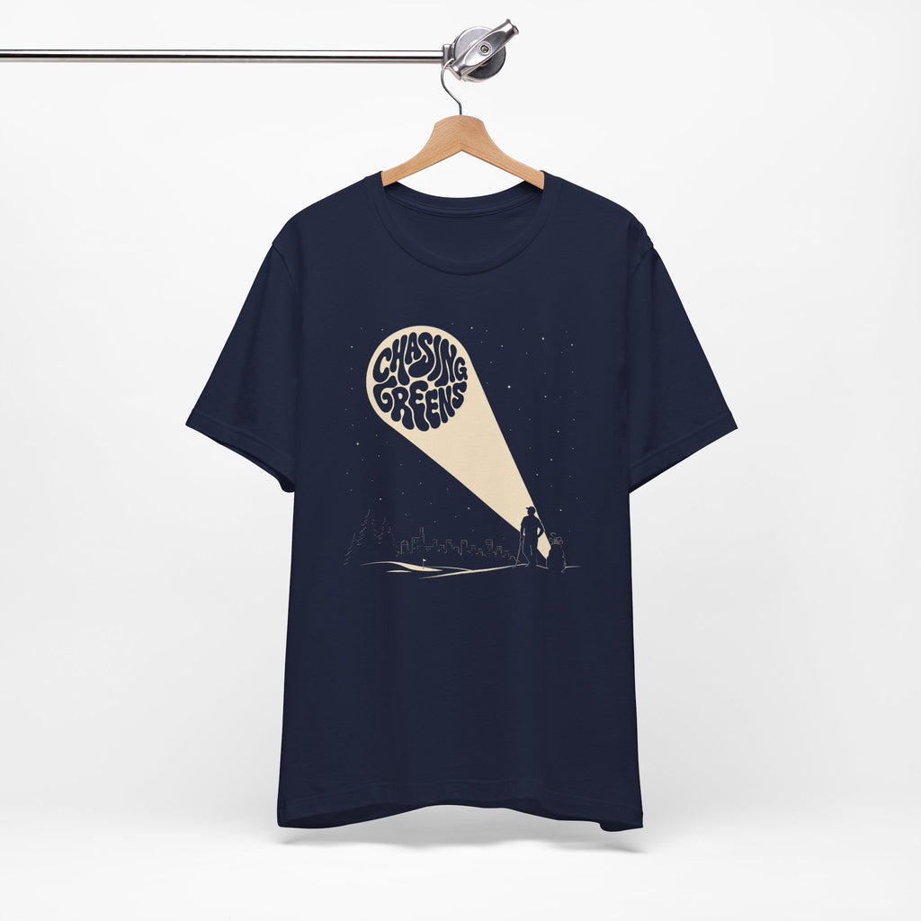 "Chasing Greens" Golf Tee