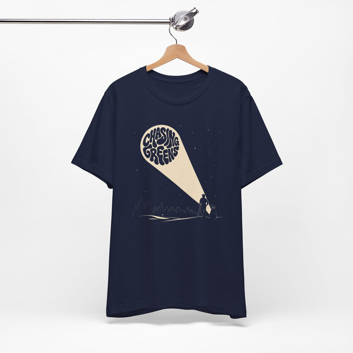 "Chasing Greens" Golf Tee