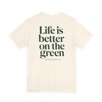 "Better On Greens" Golf Tee