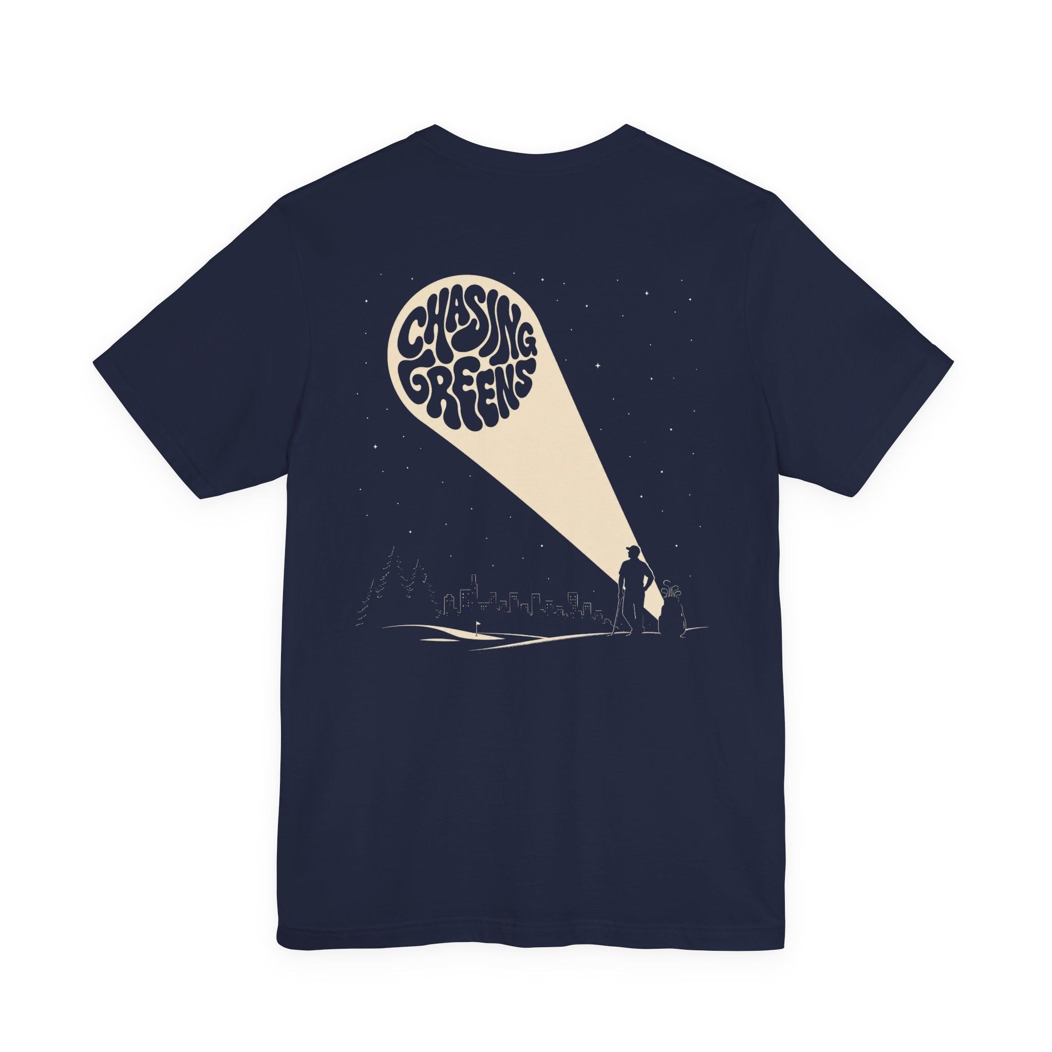 "Chasing Greens" Golf Tee