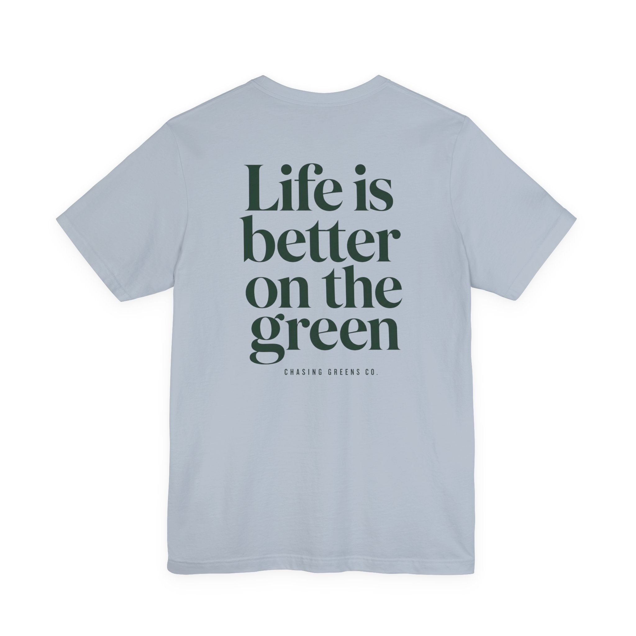 "Better On Greens" Golf Tee