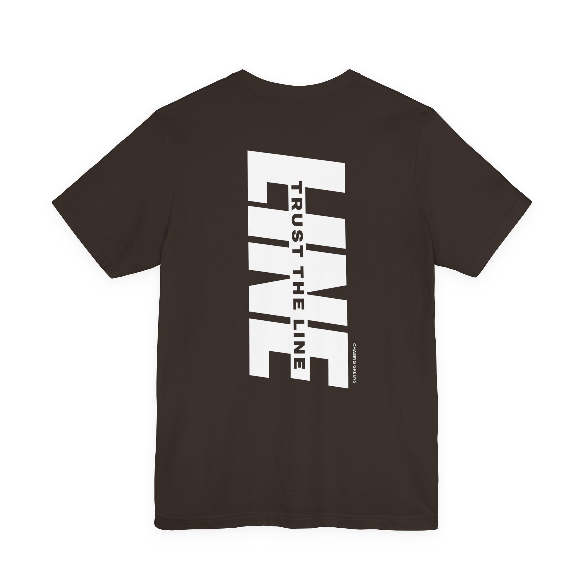 "Trust The Line" Golf Tee