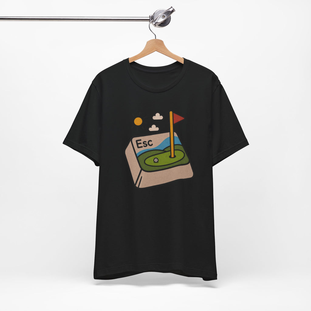 The "Golf Escape Button" Tee