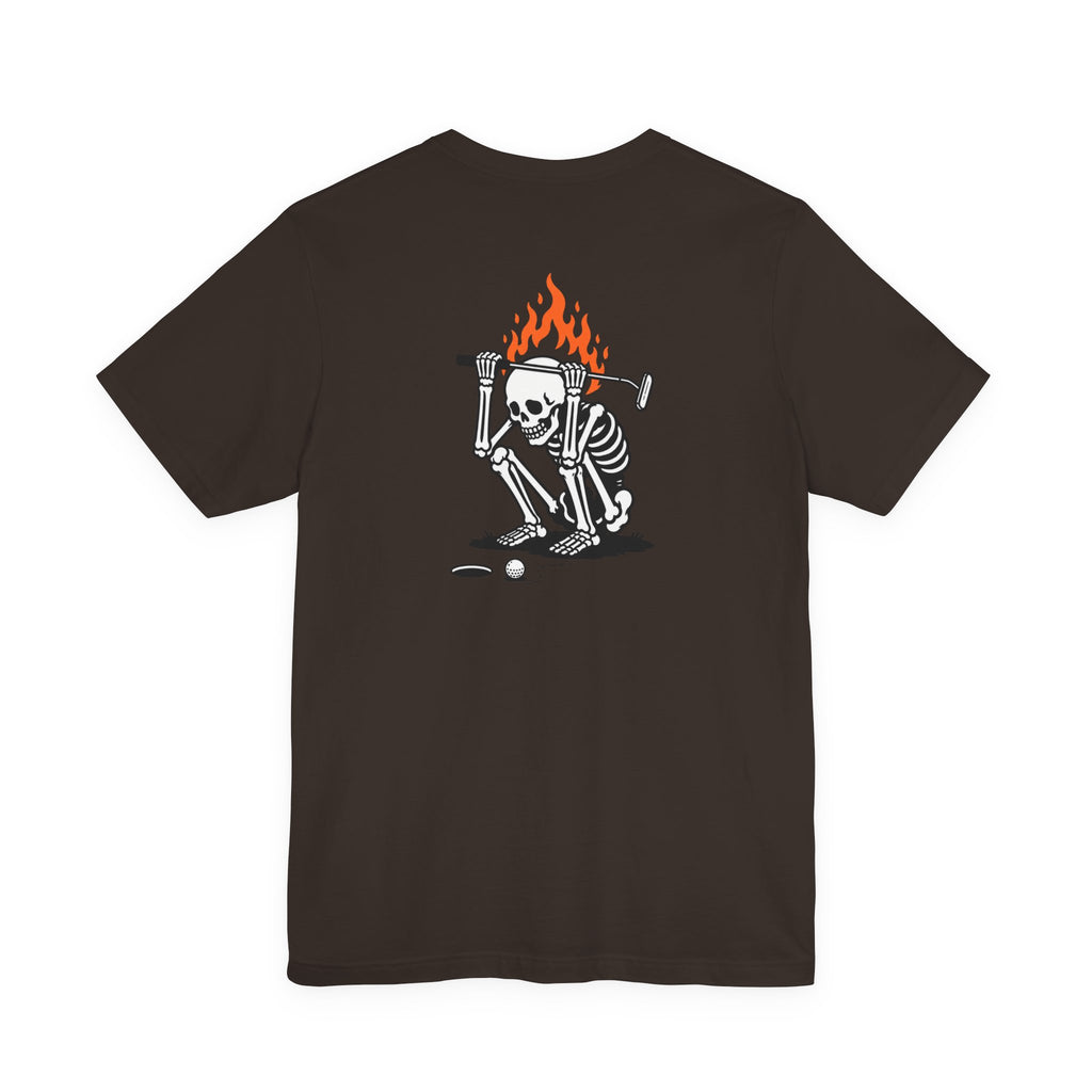 "Death by Three Putt" Golf Tee