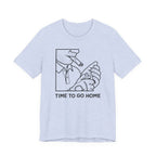 "Time To Go Home" Golf Tee